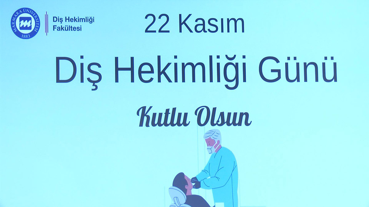Marmara Üniversitesi'nde 22 Kasım Diş Hekimliği günü kutlandı. Fakültenin konferans salonunda düzenlenen törende, diş hekimi adayları ve akademisyenler bir araya geldi.