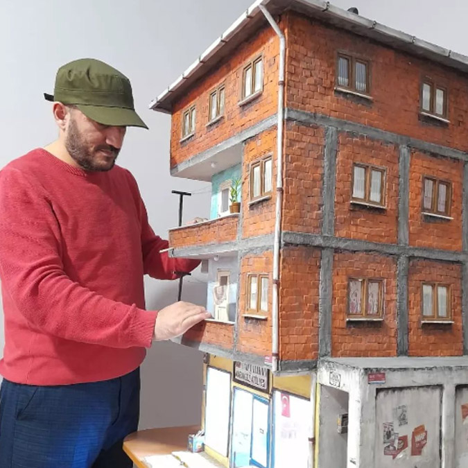 Bir Diorama ustası ''İsmail Kuş''