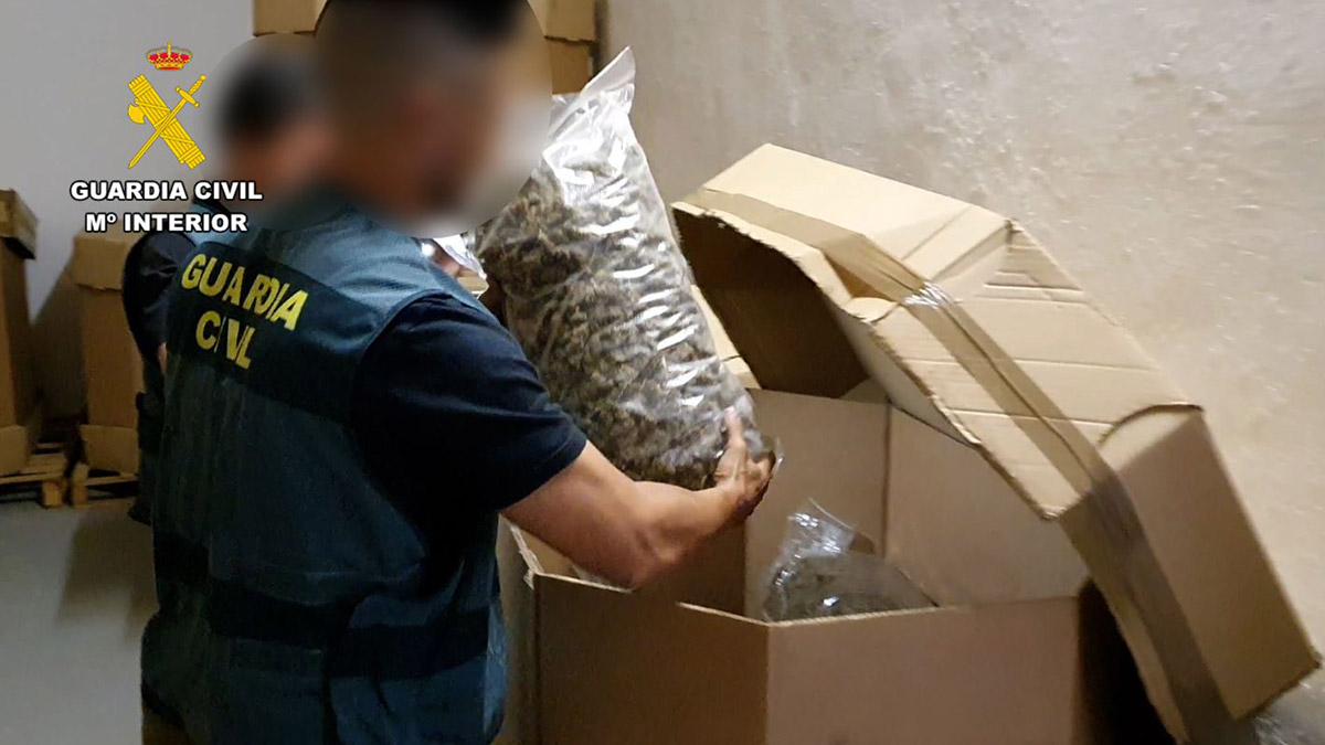 İspanya Sivil muhafızları 32 ton marijuana ele geçirdi