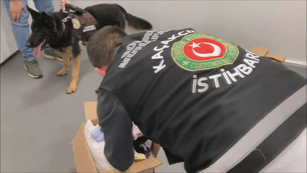Istanbul havalimaninda bebek kiyafetlerine emdirilmis 14 kilo 900 gram uyusturucu ele gecirildi 2190 dhaphoto5 - yaşam - haberton