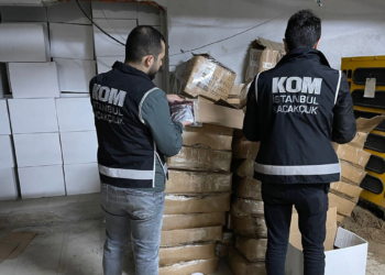 Kaçak sigara operasyonunda 16 kişi gözaltında