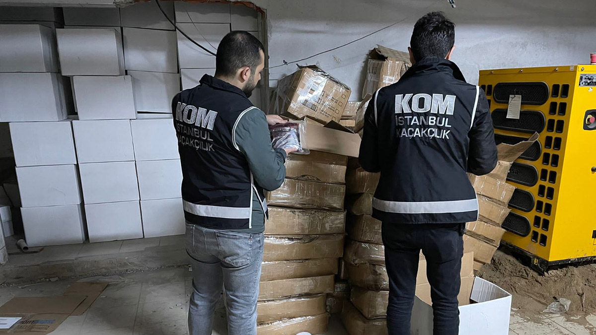 Kaçak sigara operasyonunda 16 kişi gözaltında