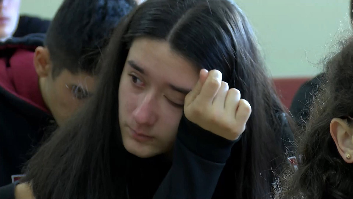 Terör saldırısında ölen Yağmur Uçar için okulda tören