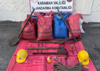 Kaçak kömür satan 2 kişi gözaltına alındı