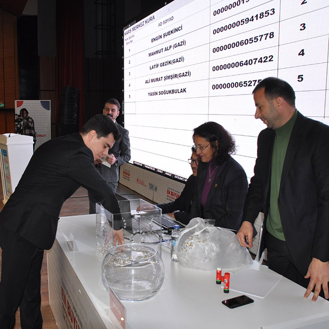 Kars'ta yapılacak 1070 konuttan bini için kura çekimi