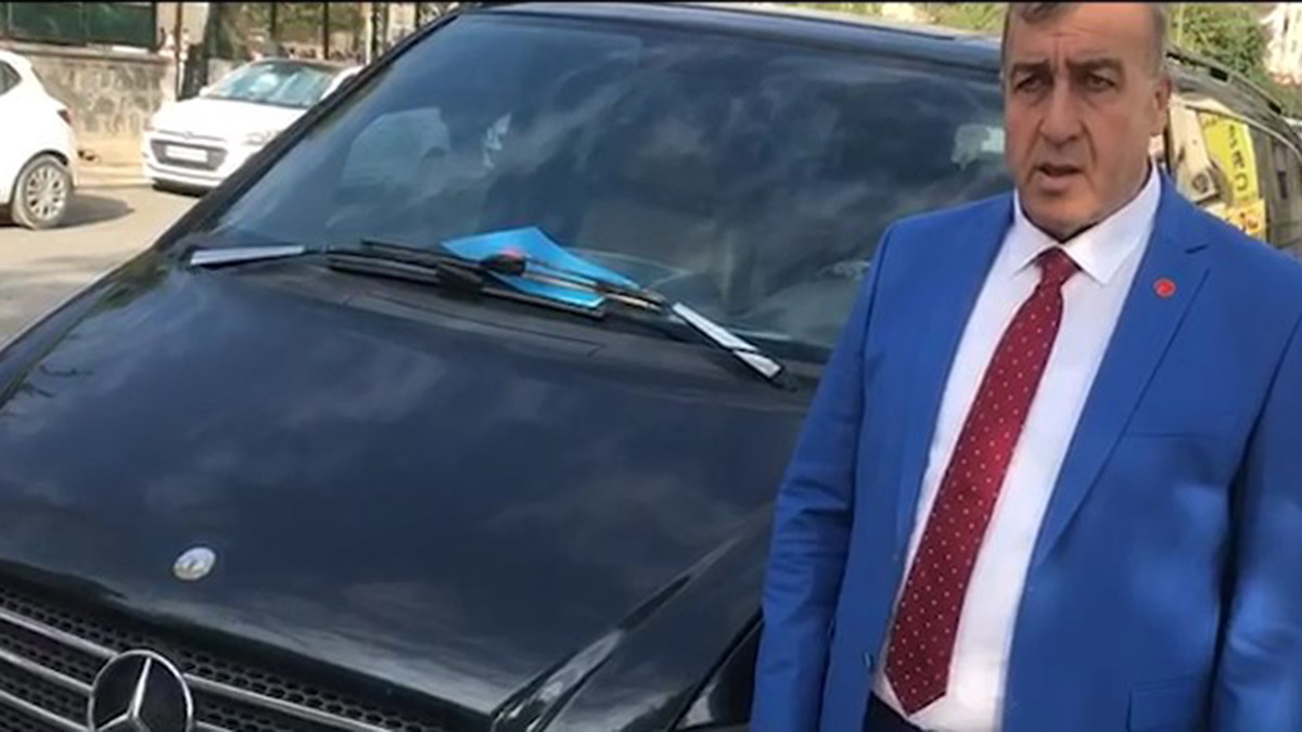 Ahmet Budak'ın aracına mermi konuldu