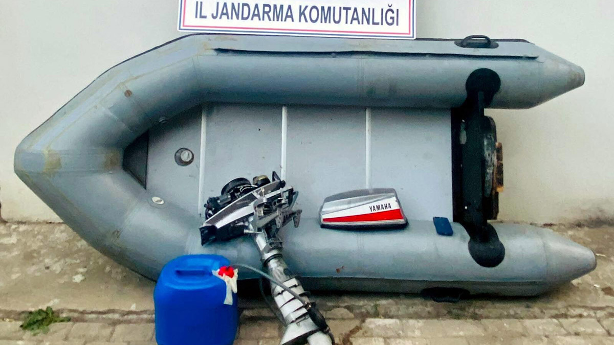 Sisam Adası'na geçmeye çalışan 5 göçmen yakalandı