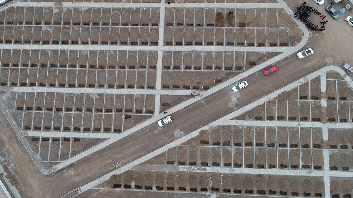 Erzurum'da 'kışlık mezarlar' kazıldı
