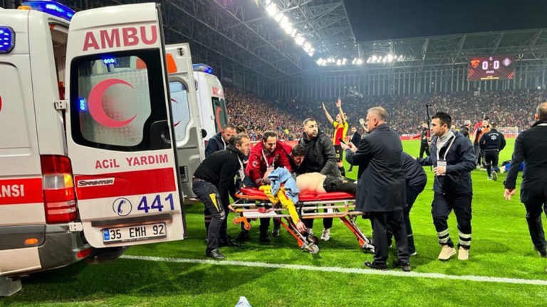 Göztepe-Altay derbisinde ambulans şirketine soruşturma