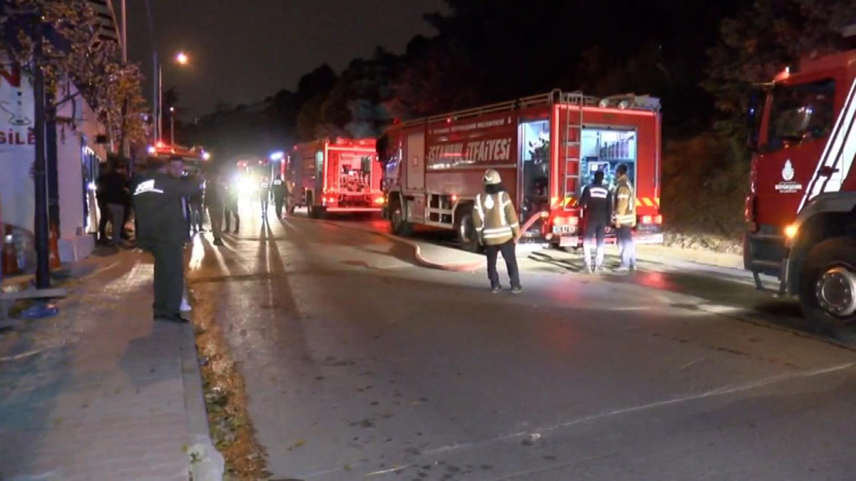 Aydos ormanında yangın