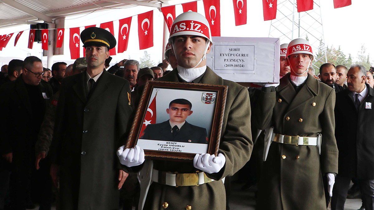 Şehit Eyyüp Uğurlu Gaziantep'te toprağa verildi