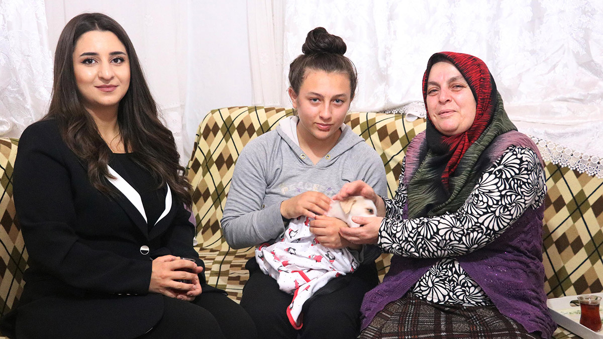 Çocuklarımla huzurlu bir ömür diliyorum