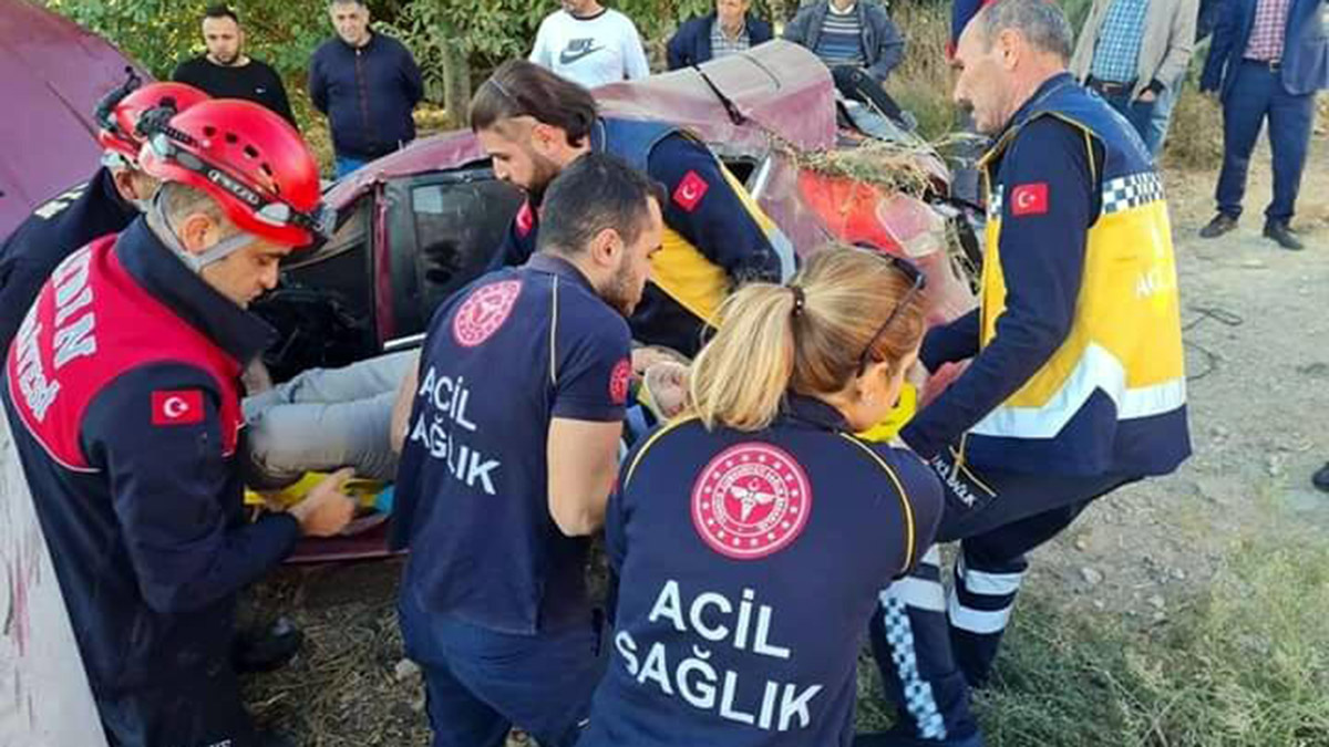Kazada yaralanan ikizler taburcu edildi