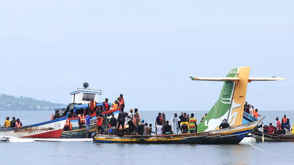 Tanzanya'da uçak kazası için taziye