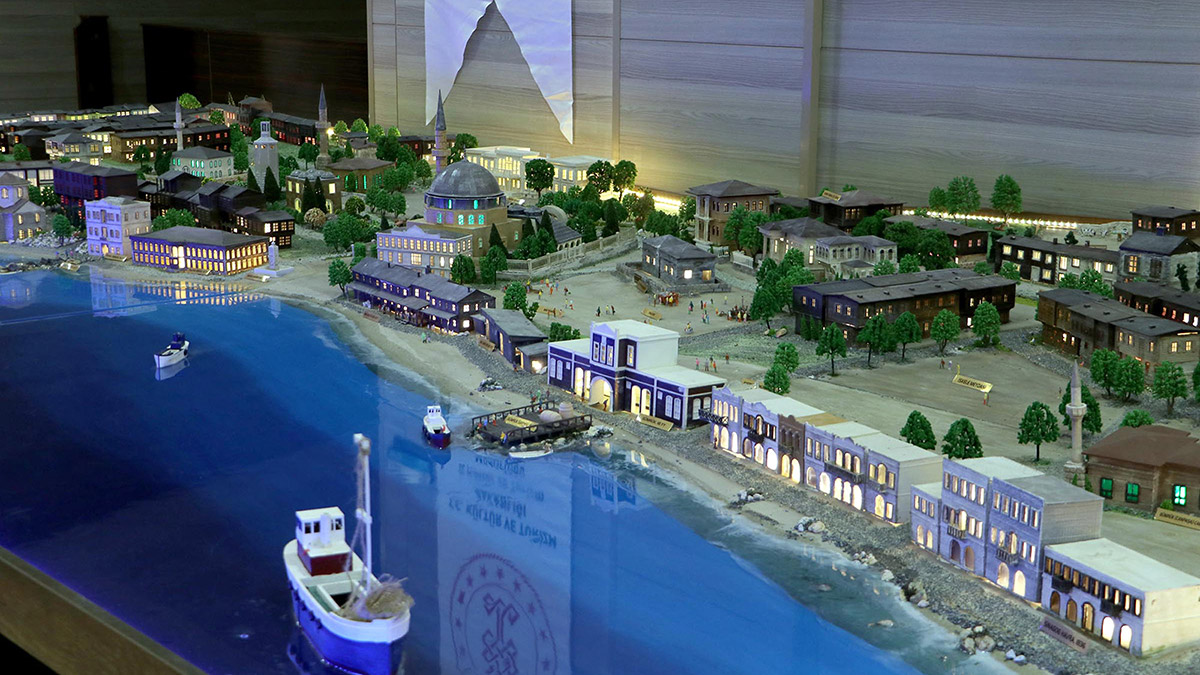 Tekirdağ'ın 110 yıl önceki halinin minyatürü sergilendi