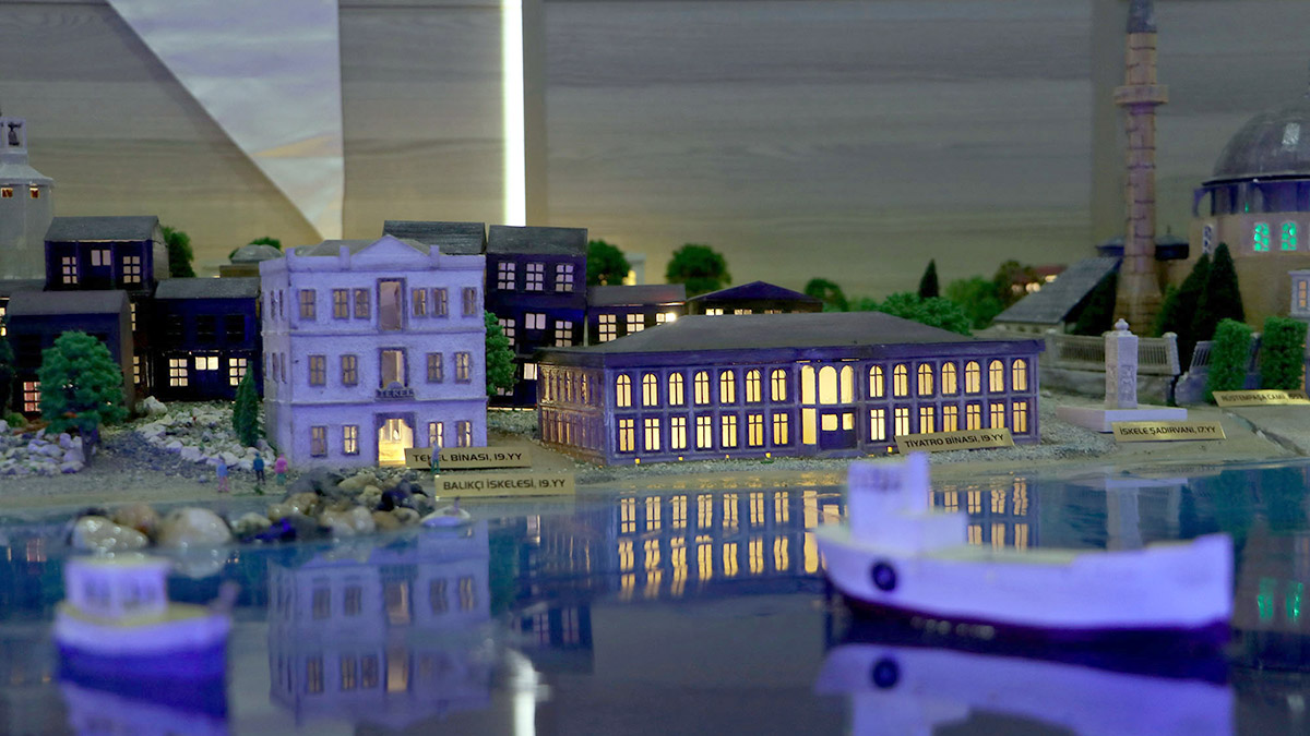 Tekirdağ'ın 110 yıl önceki halinin minyatürü sergilendi