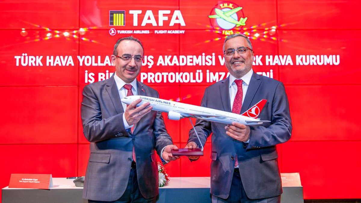 THY Türk Hava Kurumu ile eğitim anlaşmaları imzaladı