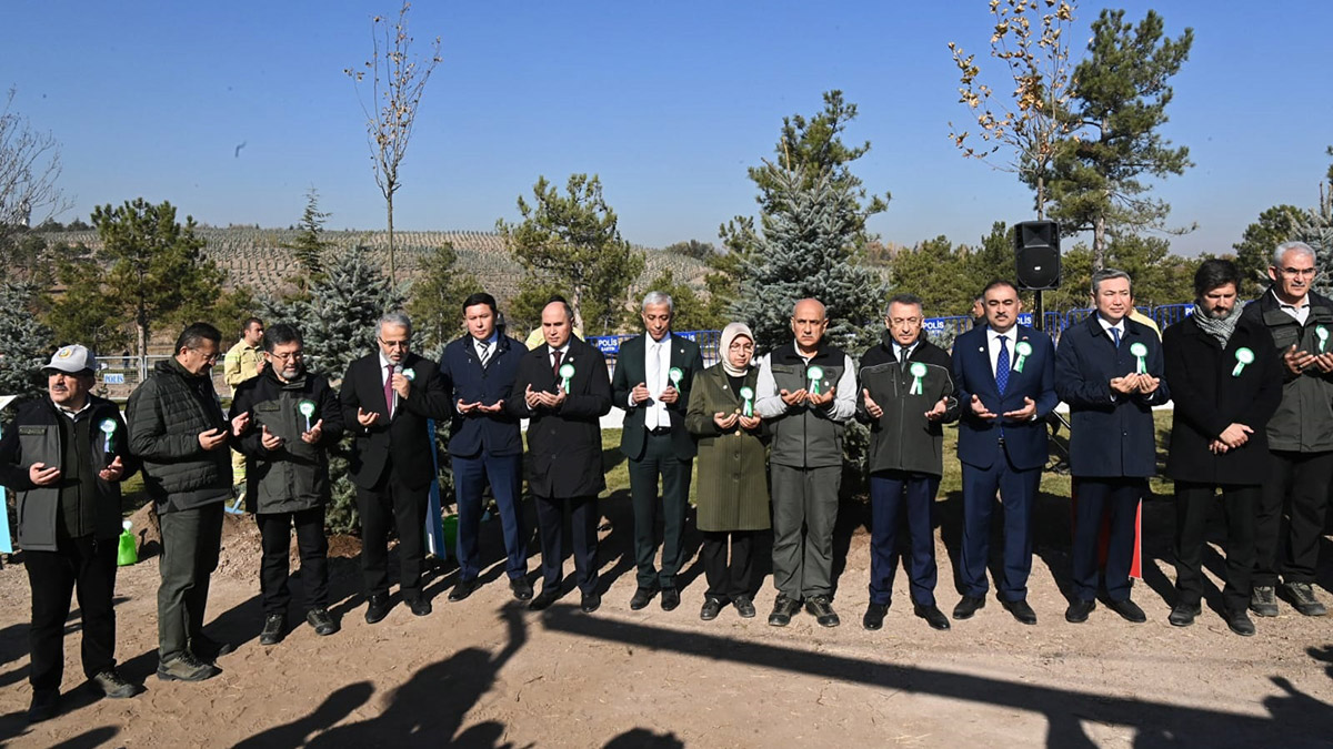 Türk Devletleri Teşkilatı üyesi 7 ülkede fidan dikildi