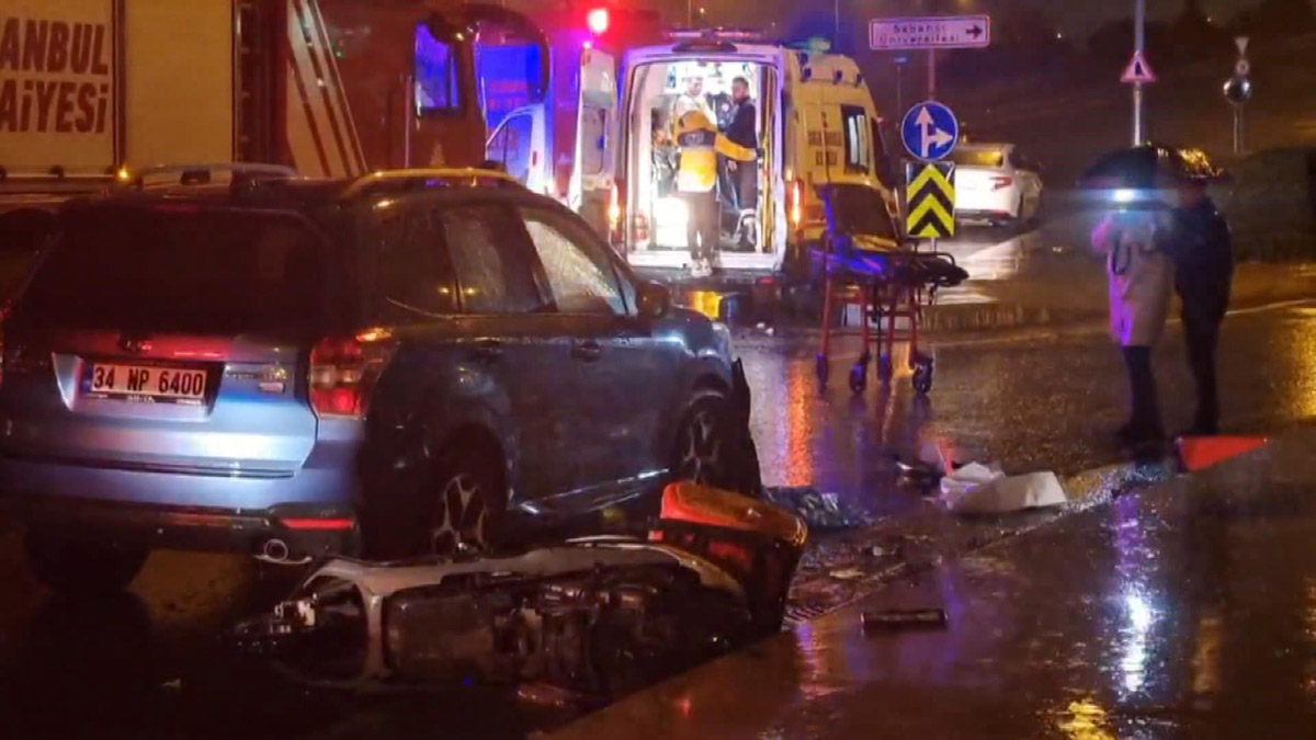 Tuzla'da motosiklet kazası; 1 ölü