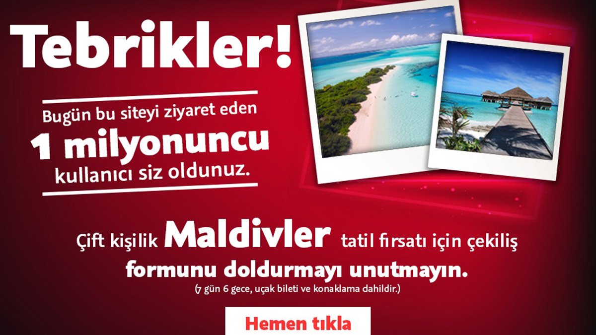 Farkındalık çalışması kapsamında kullanıcılara “ücretsiz Maldivler tatili” vaat eden bir kurgu oluşturuldu. Bağlantıya tıklayan 30 bin kullanıcı, markanın konuyla ilgili hazırladığı bilgilendirici sayfaya yönlendirildi.