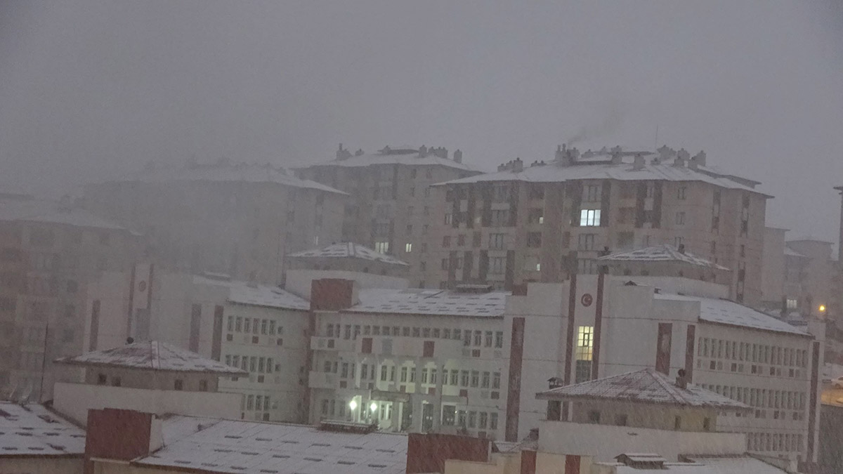 Yüksekova'da kar yağışı etkili oldu