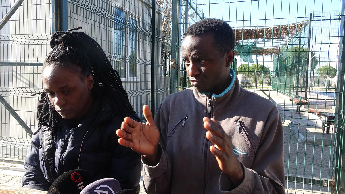 5 aylık hamile eşi ölüme itilen göçmen konuştu