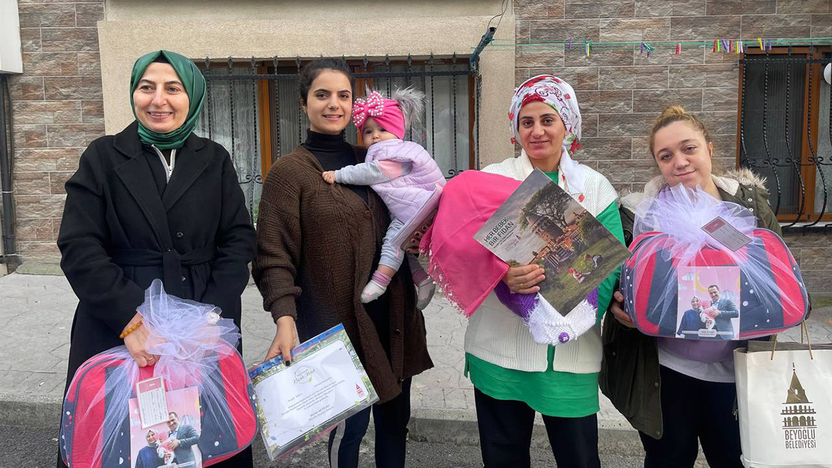 5 bin 546 bebeğe ‘Hoş Geldin Küçük Melek’ ziyareti