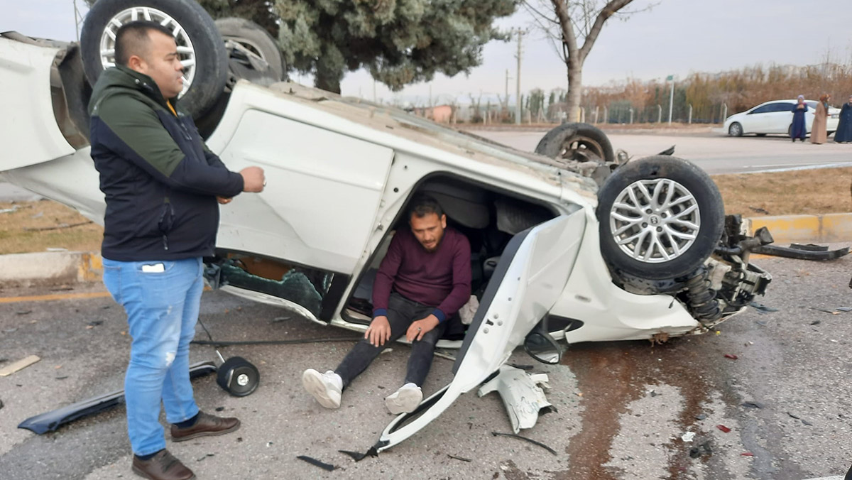 Aksaray'da zincirleme kaza: 1'i bebek 5 yaralı