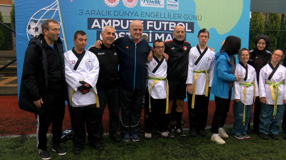 Ampute takımıyla hakim ve savcılar arasında maç