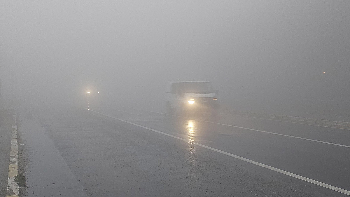 Bolu Dağı'nda sis yoğunluğu