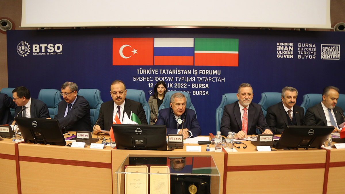 Bursa'da Türkiye- Tataristan İş Forumu düzenlendi