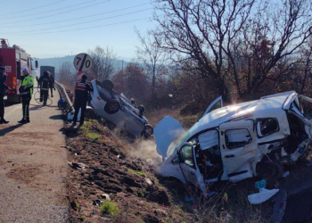 Bursa'da kaza: 1'i çocuk 4 yaralı