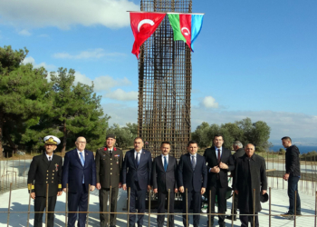Çanakkale'de 'Azerbaycan Anıtı'nın temeli atıldı
