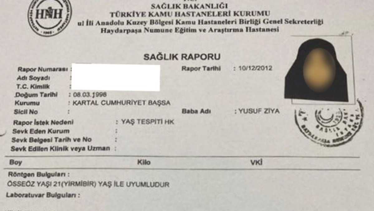 Çocuk gelin davasında yaş tespit raporu ortaya çıktı
