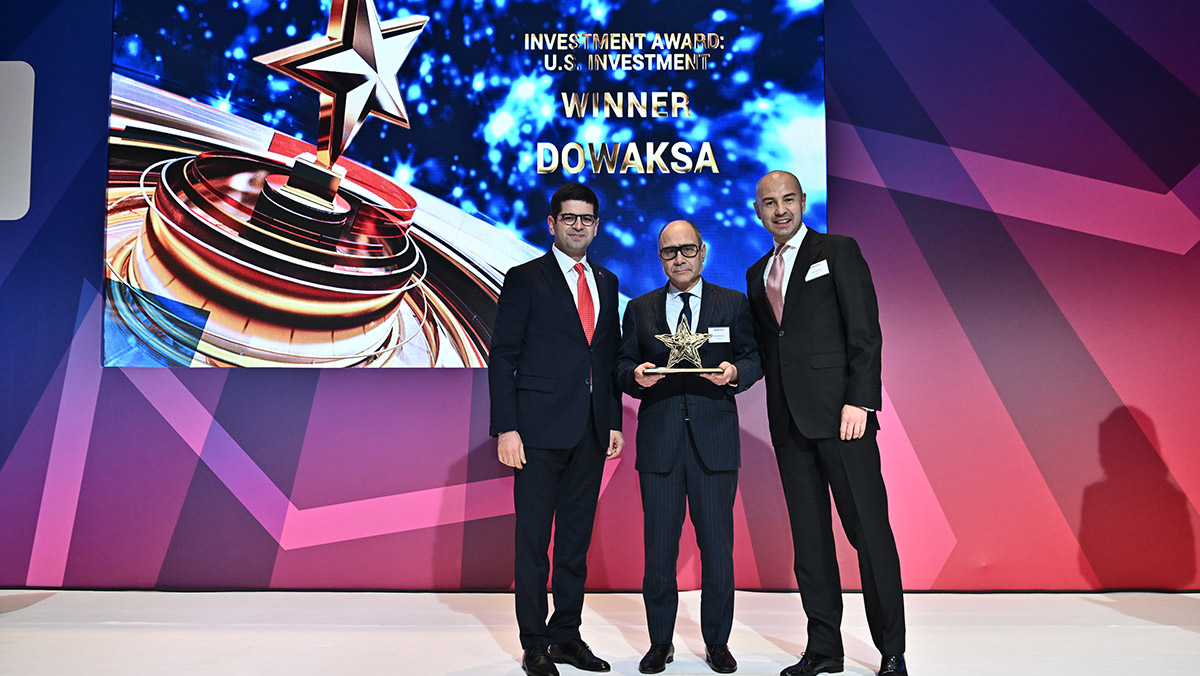 DowAksa, yatırım kategorisinde ödül aldı