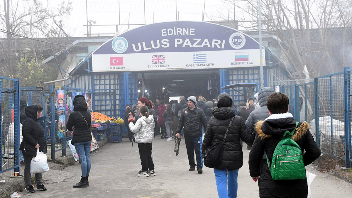 Edirne yılbaşı arifesinde Bulgar turistlerle doldu