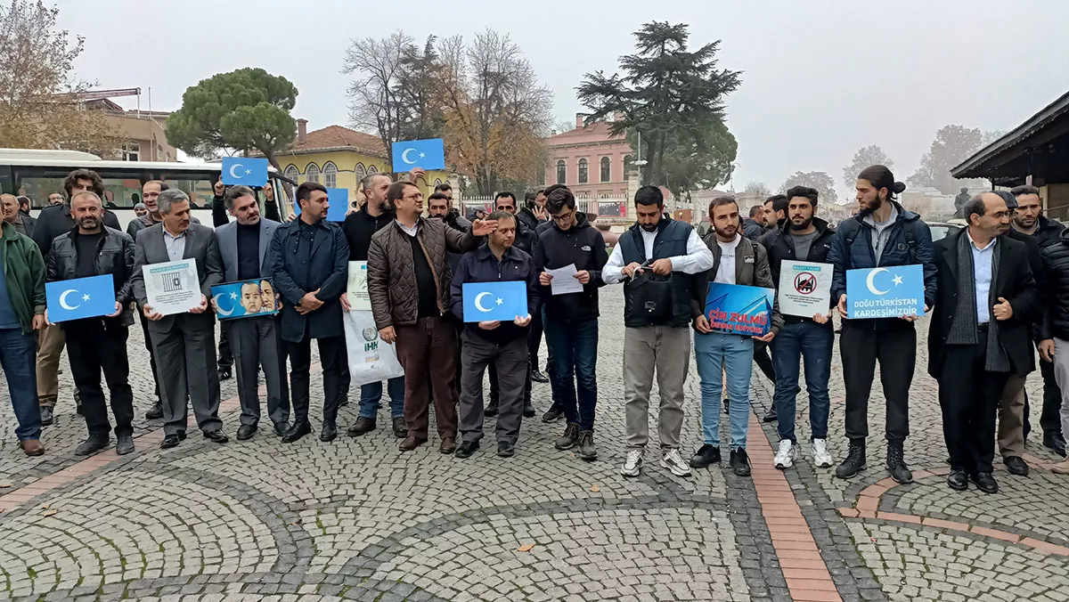 Edirnede cuma namazi cikisi cin protestosus - yaşam - haberton