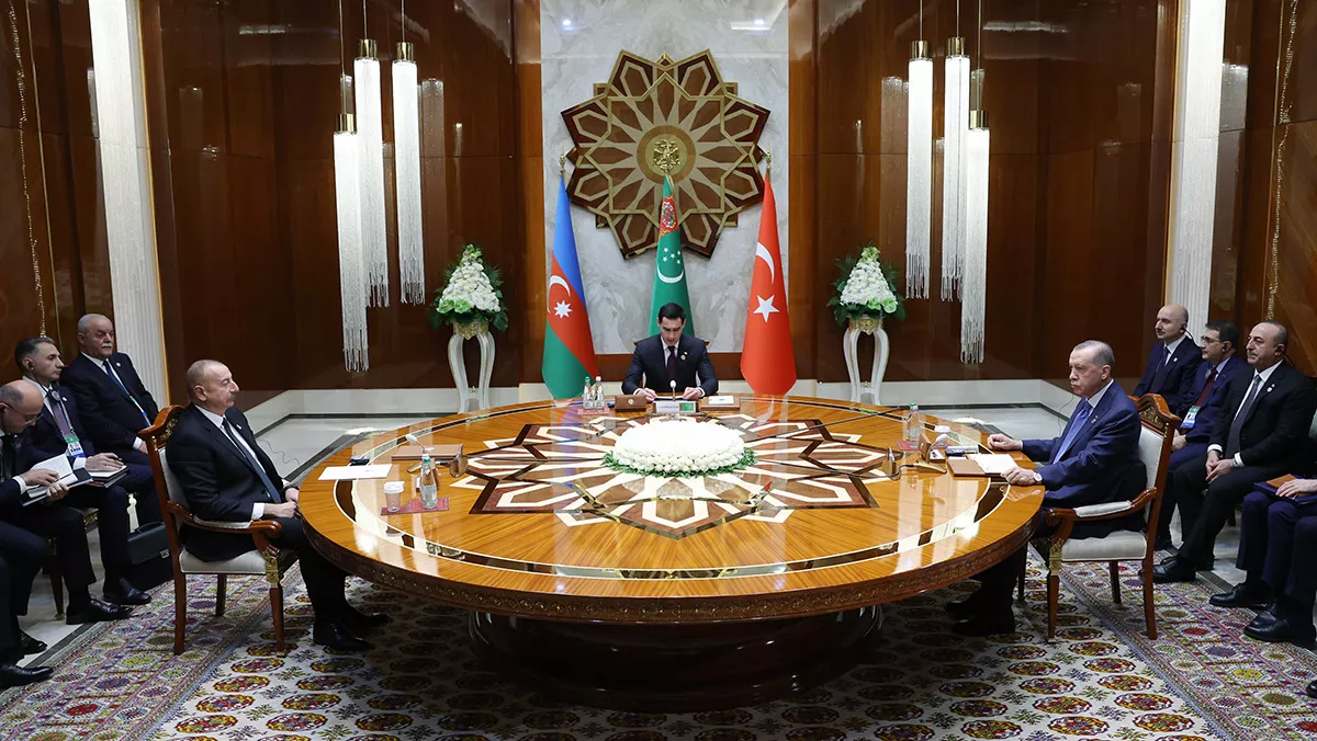 Erdogan aliyev ve berdimuhammedov ile gorustul - dış haberler - haberton