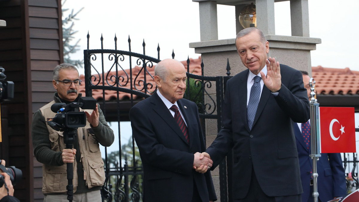 Erdoğan MHP lideri Bahçeli ile görüştü