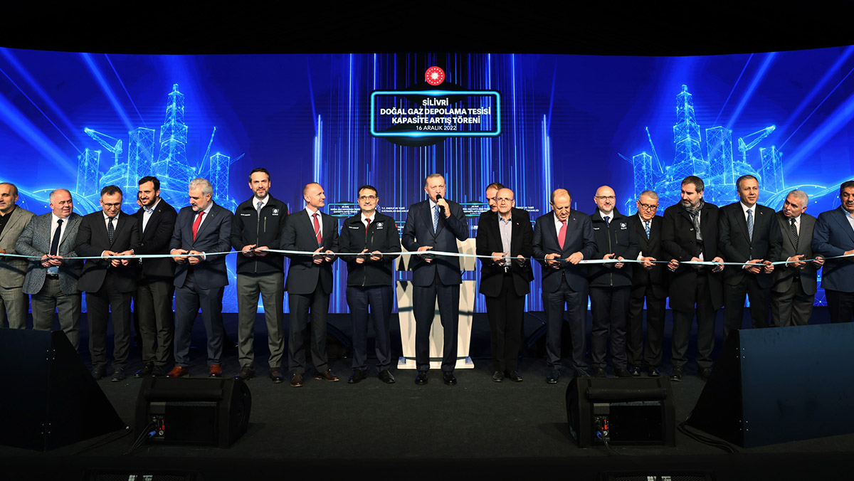 Erdoğan, Silivri doğal gaz depolama tesisini açtı