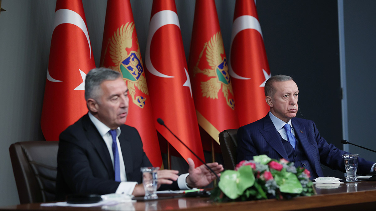 Erdoğan'dan Milo Cukanoviç ile ortak açıklama