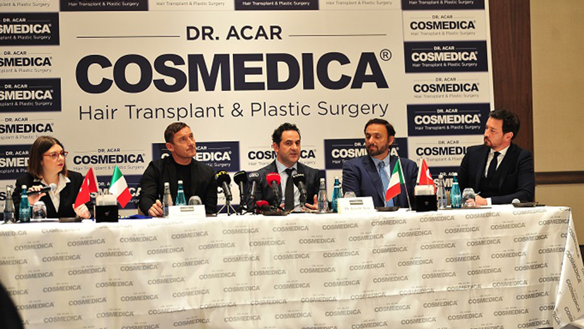 Futbolcu Francesco Totti ile Cosmedica'dan ortaklık