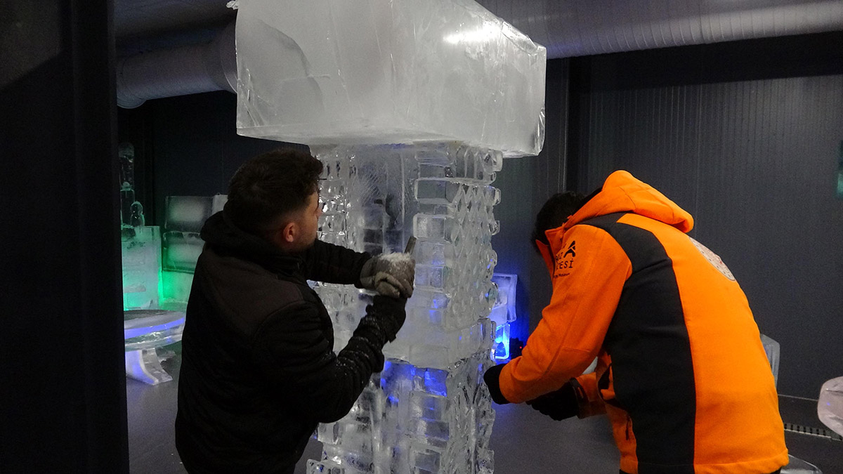 Göbeklitepe'yi buza işlediler