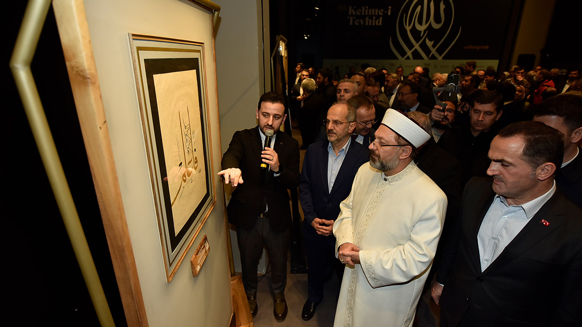 Hat Eserleri Sergisi, Erbaş’ın katımıyla açıldı