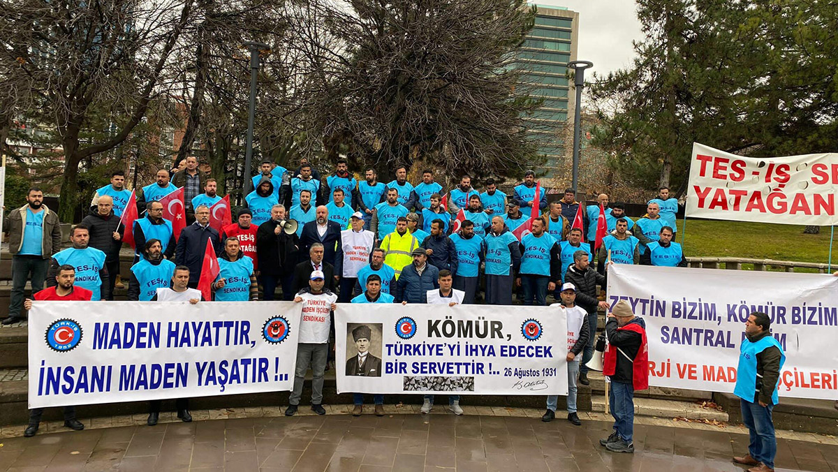 İşçiler 'zeytin yasası' için bir araya geldi