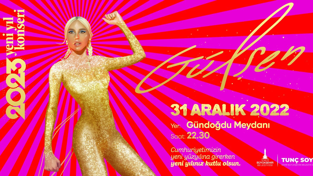 İzmir, yeni yıla Gülşen konseriyle girecek