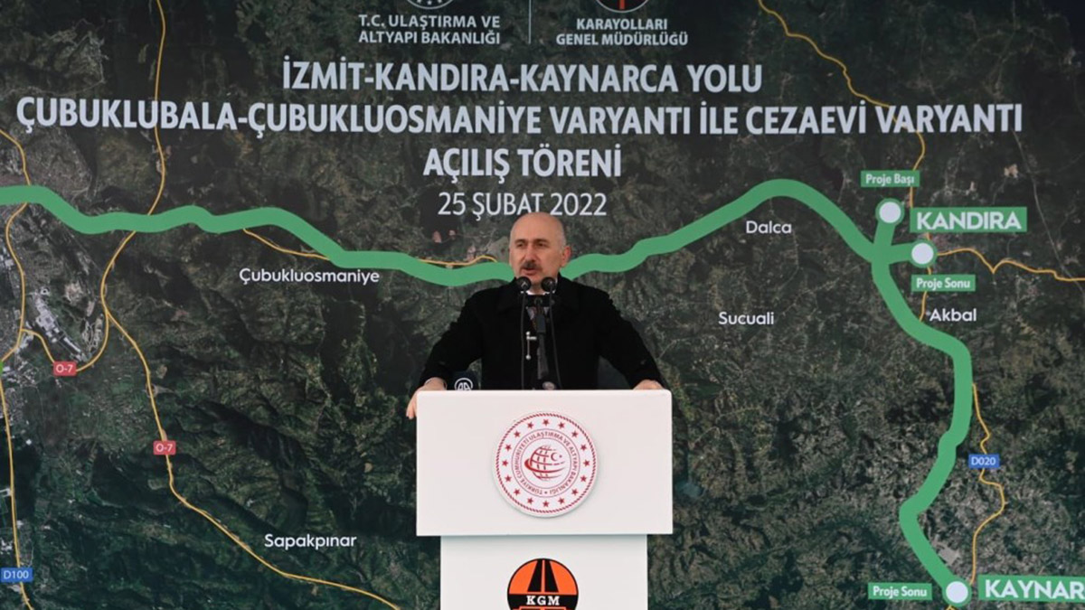 İzmit-Kandıra-Kaynarca yolu ile tasarruf edilecek