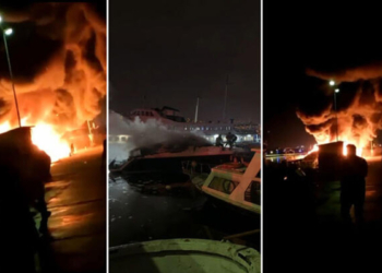 İzmit'te marinada demirli 2 yat ile 1 tekne yandı