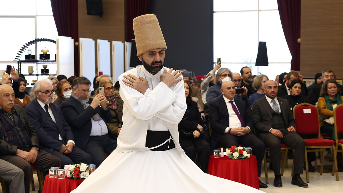 Keçiören'de 'Mevlevi Ayini' düzenlendi