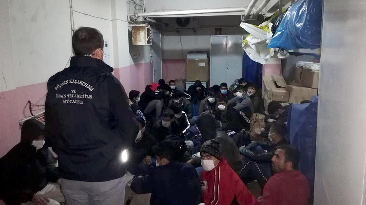 Kırklareli'de bir yılda 1239 kaçak göçmen yakalandı